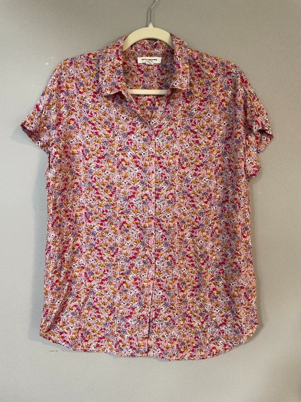 Beachlunchlounge Maddie Blouse - Small (S) - Pink Multi-Color
